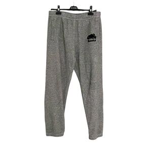 ROOTS Canada Men’s Cotton Casual Track Pants Sweatpants Joggers Gray M